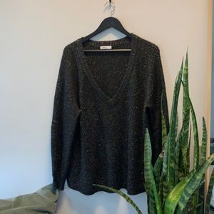 Black multi colour shimmer knit sweater! Size 2XL plus